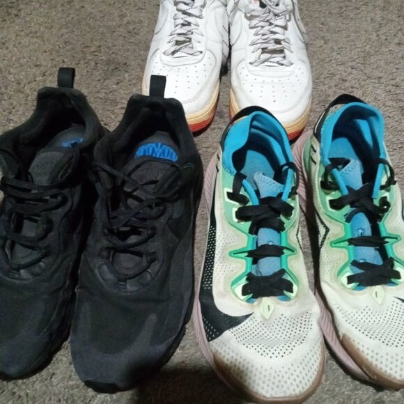 Nike | Shoes | 3 Pairs Of Nike All 10 12 | Poshmark